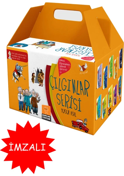 Genç Nesil Yayınları Genç Nesil Çılgın Bilgiler Serisi 10 Kitap Yusuf Asal Imzalı Özel Kutulu Set