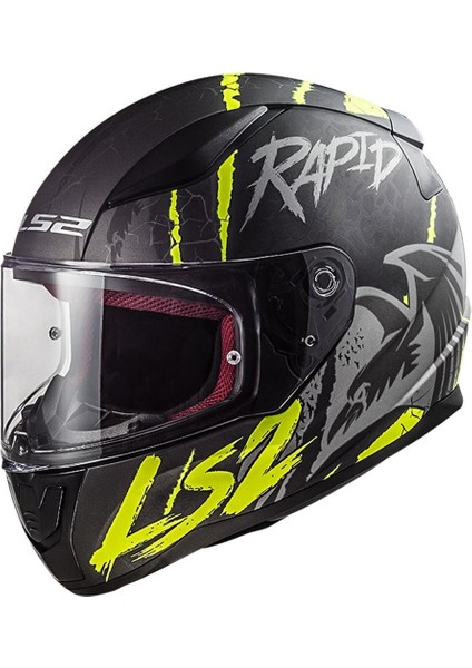 Rapid Raven Full Face Motosiklet Kaskı
