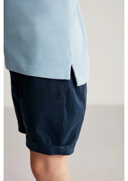 Nakış Logolu Polo Yaka Çocuk T-Shirt fırsatları