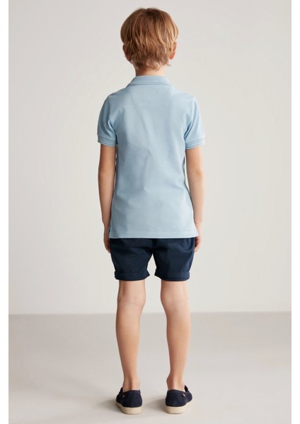 Nakış Logolu Polo Yaka Çocuk T-Shirt indirimleri