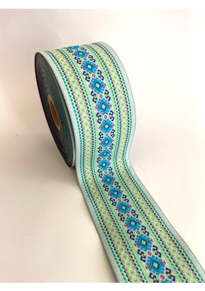 5 cm Etnik Desen Dokuma Bordür Kurdele