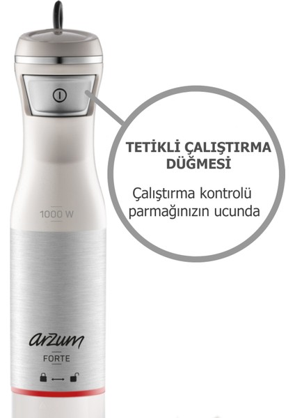 AR1157-B Forte Multi Blender Seti Beyaz