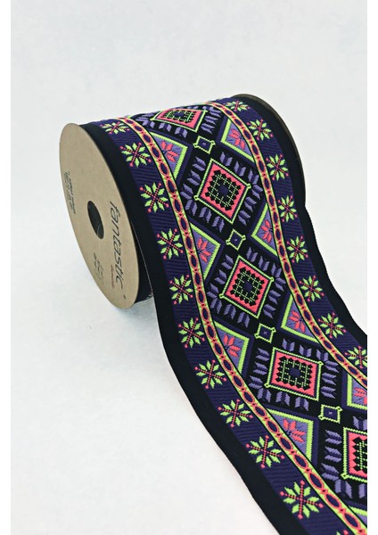 10 cm Etnik Desen Bordür Kurdele