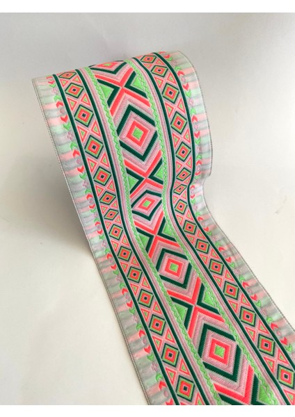 10 cm Etnik Desen Bordür Kurdele