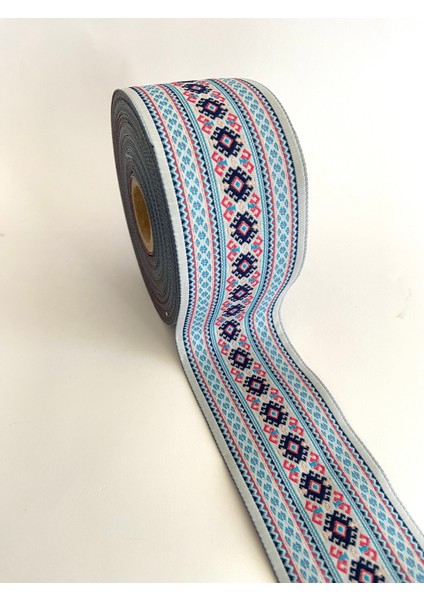 5 cm Etnik Desen Dokuma Bordür Kurdele