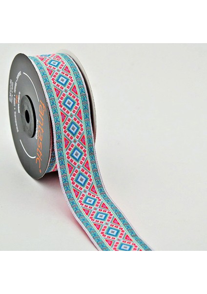 35MM Etnik Desen Dokuma Bordür Kurdele