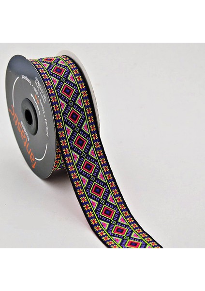 35MM Etnik Desen Dokuma Bordür Kurdele
