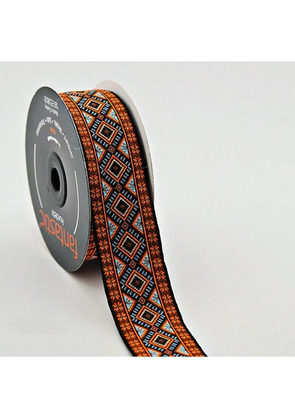 35MM Etnik Desen Dokuma Bordür Kurdele