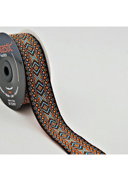 35MM Etnik Desen Dokuma Bordür Kurdele