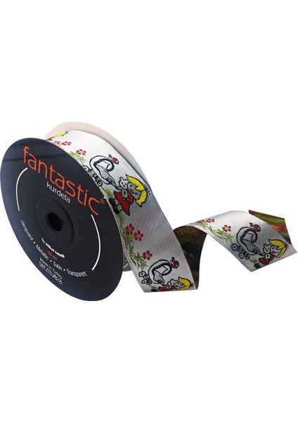 Saten Desenli Bebek Kurdelesi