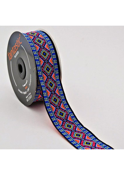 35MM Etnik Desen Dokuma Bordür Kurdele