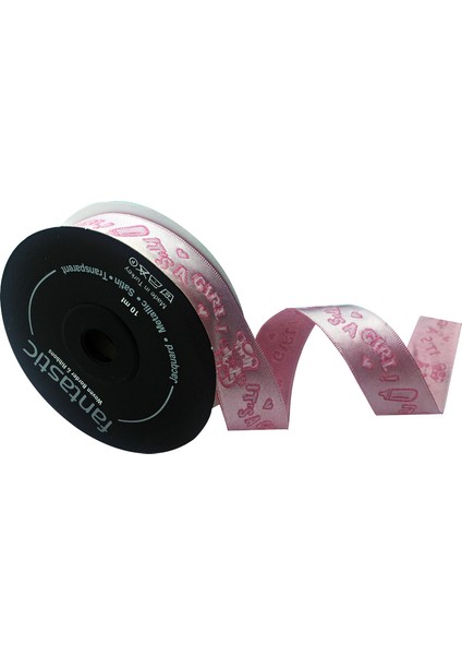 2 cm Its A Girl Saten Kurdele