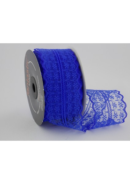 Saks Mavi Renk Dantel (45MM Genişlik)
