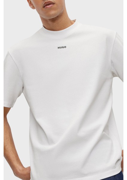 % 100 Pamuk Bisiklet Yaka Relaxed Fit T Shirt Erkek T Shirt 50488330 100