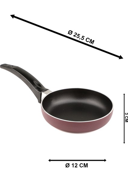 Teflon Sosluk Mor 12 cm