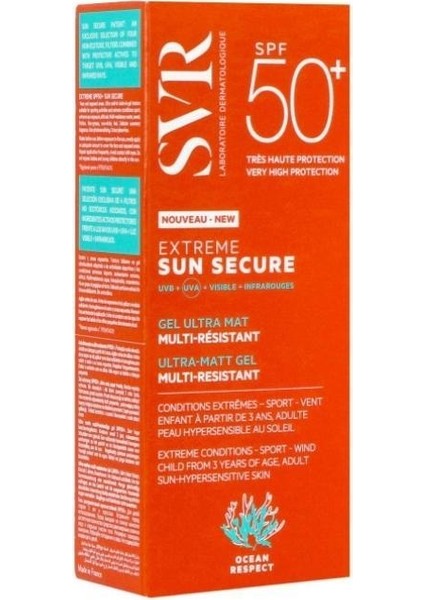 Sun Secure Extreme SPF50+ Gel Ultra Mat Güneş Koruyucu Jel 50 ml