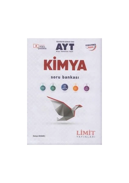 Limit Yayınları AYT Kimya Soru Bankası - 2023