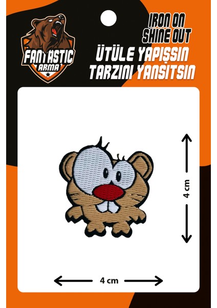 Dokuma Arma Patch Ütü ile Yapışan Polyester 30°C Yıkamaya Uygun Renkli