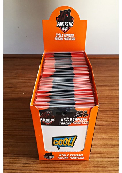 140 Adet Ütü Ile Yapışan Dokuma Arma - Box Stant fiyatları