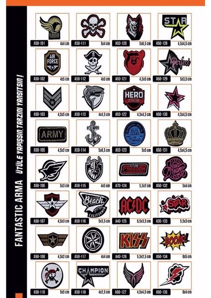 140 Adet Ütü Ile Yapışan Dokuma Arma - Box Stant fırsatları