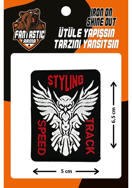 Ütü Ile Yapışan Dokuma Arma Patch, Stylıng