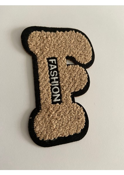 Ütü Ile Yapışan Dokuma Peluş,kolej,punch Arma Harf, Krem F Modeli fırsatları