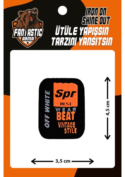 Ütü Ile Yapışan Dokuma Arma Patch