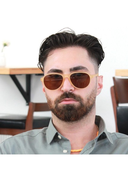 Hudson Bej Unisex Güneş Gözlüğü