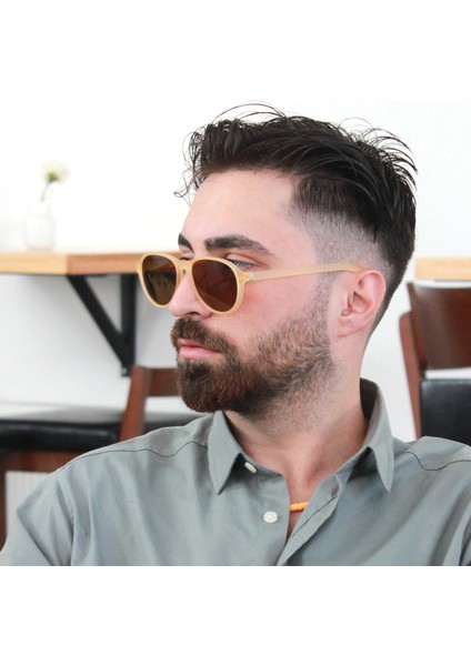 Hudson Bej Unisex Güneş Gözlüğü