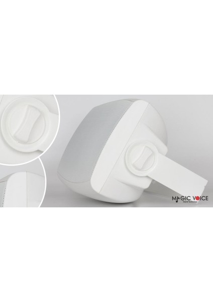 MV-20974 10CM 8ohm 150WATT Trafosuz Beyaz Hoparlör