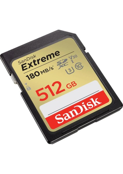 Extreme 512GB 180MB/S Sd Uhs-I 4K UHD Hafıza Kartı SDSDXVV-512G-GNCIN