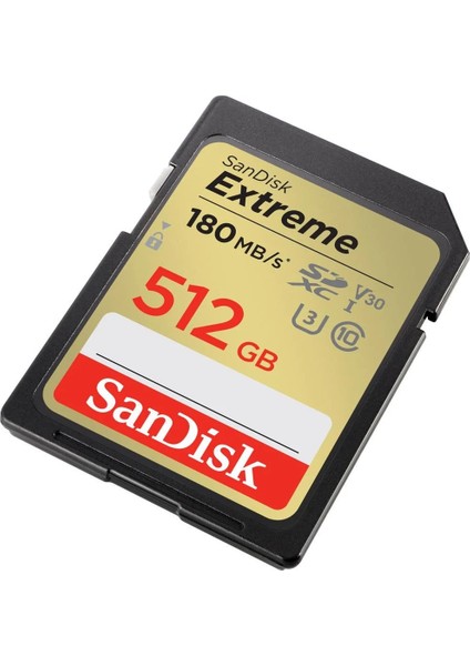 Extreme 512GB 180MB/S Sd Uhs-I 4K UHD Hafıza Kartı SDSDXVV-512G-GNCIN