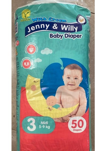 Jenny & Willy Bebek Bezi 3 Numara 50 Adet