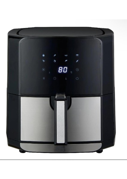 DL-AF558T1 Dijital Airfryer 5.5 Lt Yağsız Airfryer 1700 Watt Xl Airfryer Hediyeli