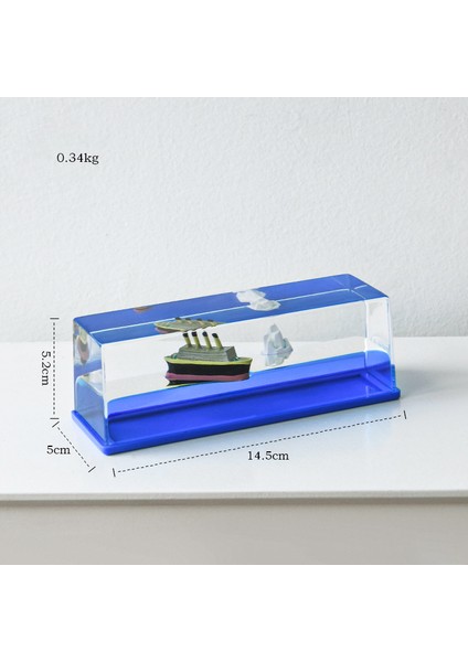 Azertaş Oto Aksesuar Torpido Aksesuar Titanic Yolcu Gemisi ve Buzdağı Aksesuar Ithal Araba Ev Dekor Süs Eşya Batmaz Gemi