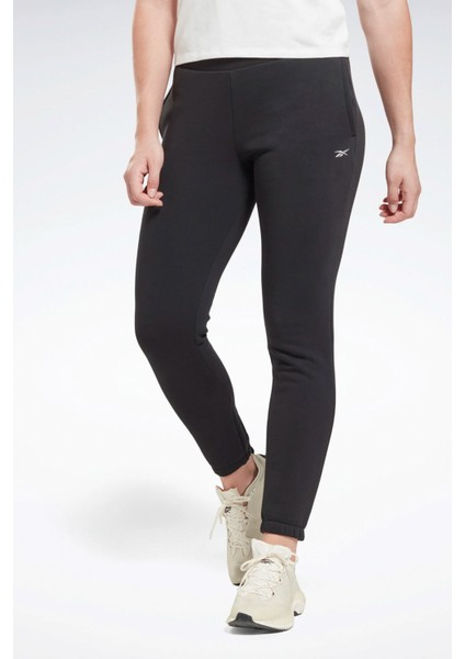 Lux Fleece Pant Siyah Kadın Eşofman Altı