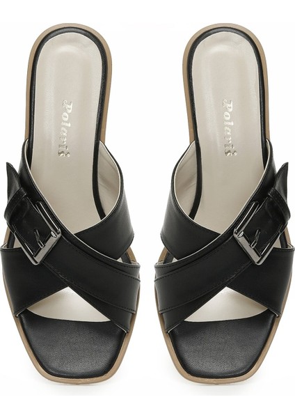 321260.Z 3fx Siyah Kadın Topuklu Terlik fırsatları