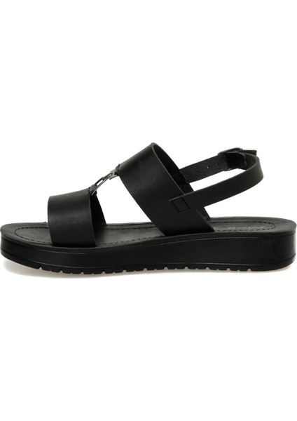 164372.Z3FX Siyah Kadın Comfort Sandalet modelleri