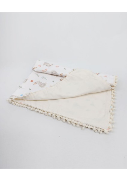 Pazen Bebek Battaniyesi 100% Pamuk 110X110 Xl Ölçülerinde