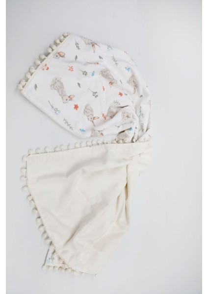 Pazen Bebek Battaniyesi 100% Pamuk 110X110 Xl Ölçülerinde