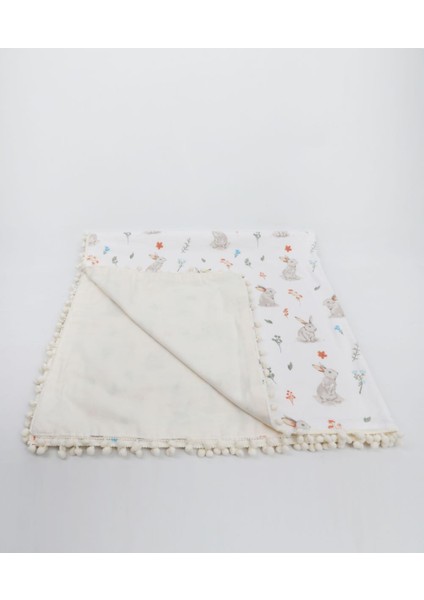 Pazen Bebek Battaniyesi 100% Pamuk 110X110 Xl Ölçülerinde