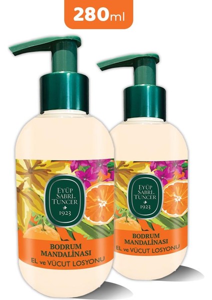 Bodrum Mandalinası El ve Vücut Losyonu 280 ml x 2