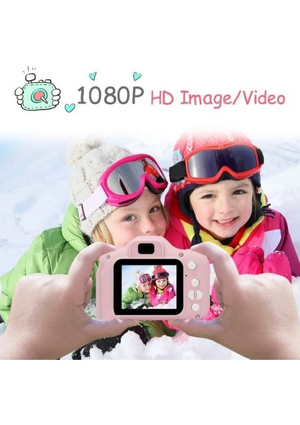 Çocuk Fotoğraf Makinesi Mini Fotoğraf Makinesi Çocuk Fotoğraf Makinesi 1080P Hd Selfie Kamera