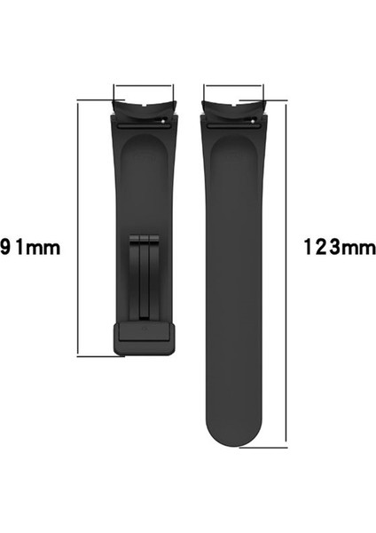 Samsung Galaxy Gear S3 46MM Kordon Kayış D-Buckle Sport Silikon 22/K2D