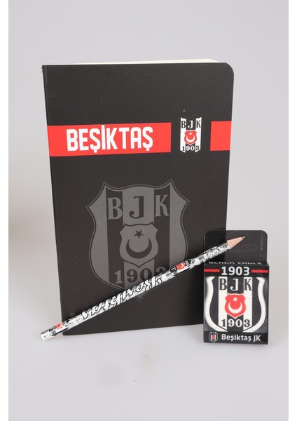 Lisanslı  Noktalı Defter,Kurşun Kalem Ve Silgi Seti