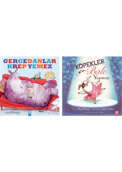 Gergedanlar Krep Yemez - Köpekler Bale Yapmaz - 2 Kitap Set
