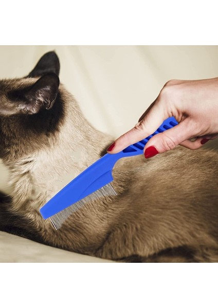 4'lü Kedi Köpek Bit ve Pire Tarağı 4 Lü Set Ince Tüy Tarama