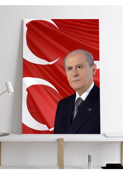 Devlet Bahçeli Kanvas Tablo, Mhp Kanvas Tablo, Ülkücü Kanvas Tablo, Milliyetçi Hareket Partisi