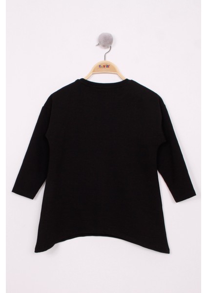 Toontoy Kız Çocuk Pullu Kalp Nakışlı Tişört fiyatları