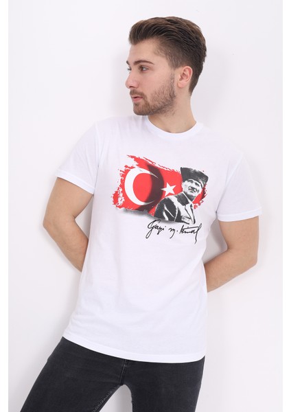 Toontoy Unisex Atatürk Baskılı Tişört